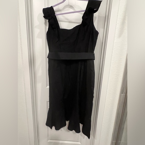 NWT frill midi little black dress. - Picture 3 of 7